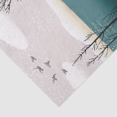 Herten & Nordic Winter | Woodland Christmas Wrappi Tissuepapier (Detail)