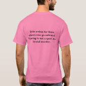 herten - om je ogen te sluiten ... t-shirt (Achterkant)