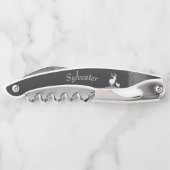 Herten op Moon Lit Hill Persoonlijk Kurkentrekker (Achterkant)