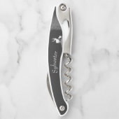 Herten op Moon Lit Hill Persoonlijk Kurkentrekker (Achterkant)