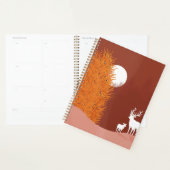 Herten op Moon Lit Hill Planner (Display)