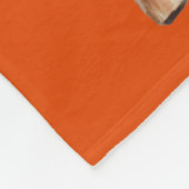 Herten op rood fleece deken (Hoek)