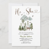 Herten pijnbomen winter Geslacht onthullen Kaart (Voorkant)