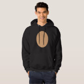 Herten Rendier Buik Kostuum Hoodie (Voorkant volledig)