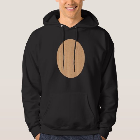 Herten Rendier Buik Kostuum Hoodie (Voorkant)
