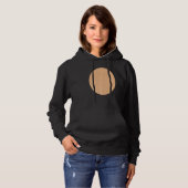 Herten Rendier Buik Kostuum Hoodie (Voorkant volledig)