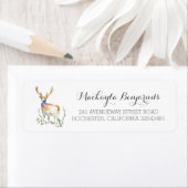 herten rustieke bruiloft etiket (Insitu)