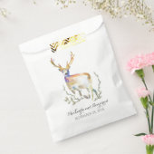 Herten rustieke bruiloft gunst tassen bedankzakje (Gezegeld)