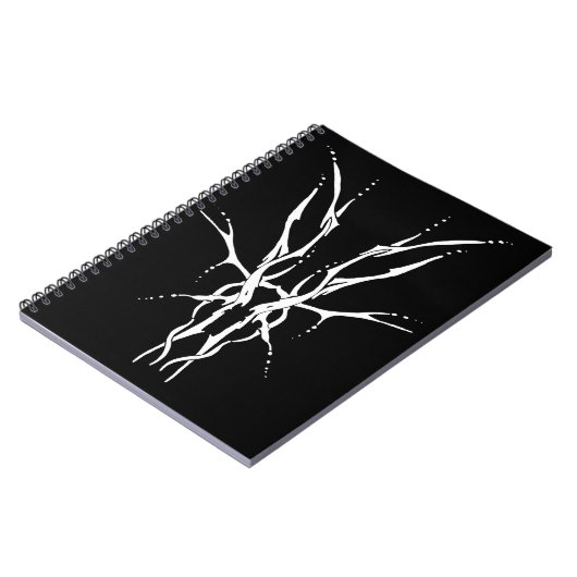 Herten Schedel Tribal Design voor herten Jagers wi Notitieboek (Linkerzijde)