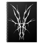 Herten Schedel Tribal Design voor herten Jagers wi Notitieboek (Voorkant)