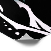 Herten Schedel Tribal Design voor herten Jagers wi Poster (Hoek)