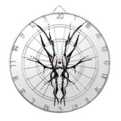 Herten Schedel Tribal Design voor herten Jagers zw Dartbord (Voorkant)