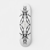 Herten Schedel Tribal Design voor herten Jagers zw Skateboard (Voorkant)