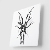 Herten Schedel Tribal Design voor herten Jagers zw Vierkante Klok (Hoek)