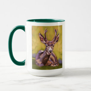 Herten Schilderij - Cadeau voor Dierenliefhebbers Mok
