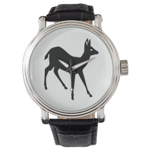 Herten Silhouet Horloge