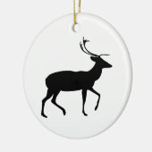 Herten Silhouet Keramisch Ornament (Links)