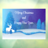 Herten Silhouet Venster Cling Raamsticker (Vel 3)