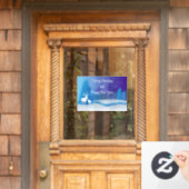 Herten Silhouet Venster Cling Raamsticker (Huis Deur)