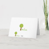 Herten springen Wenskaart - Plantinski Kaart (Achterkant)