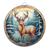 Herten Stag Dartboard Dartbord (Voorkant)