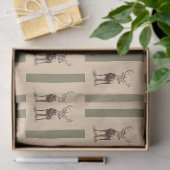 Herten stof tissuepapier (Geschenk)