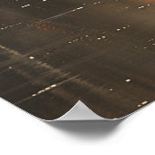 Herten Sunset River Winterbos Poster (Hoek)