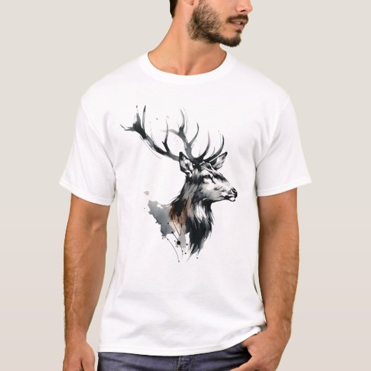 Herten T-shirt (Voorkant)