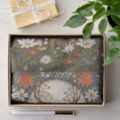 Herten te midden van madeliefjes tissuepapier (Geschenk)