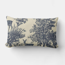 Herten Toile Patroon Boslandschap Botanisch Kussen