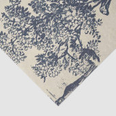 Herten Toile Patroon Boslandschap Botanisch Tissuepapier (Detail)