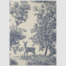 Herten Toile Patroon Boslandschap Botanisch