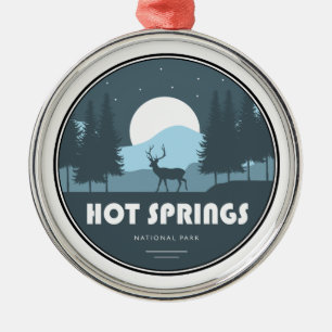 Herten van Hot Springs National Park Metalen Ornament