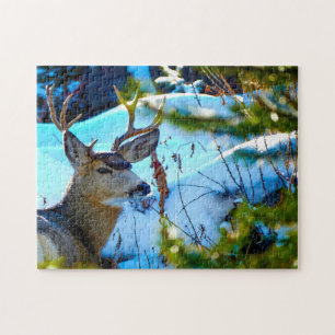Herten van Yellowstone. Legpuzzel