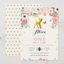 Herten Verjaardag Uitnodiging