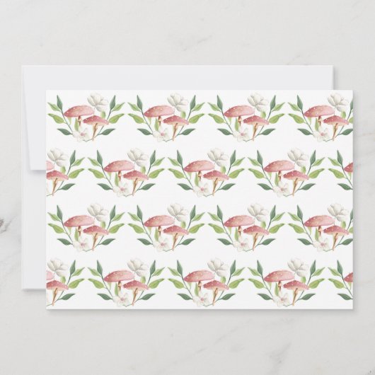 Herten Verjaardag Uitnodiging met Foto (Achterkant)