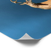 Herten verlangen naar water Psalm Poster (Hoek)