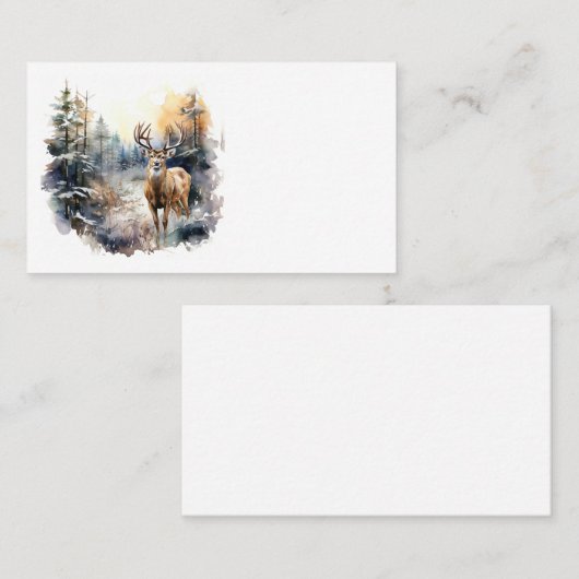 Herten Visitekaartjes (Voorkant / Achterkant)