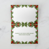 Herten Vrede Liefde Vreugde Wilde Dieren Kerstkaar Feestdagen Kaart (Binnen)