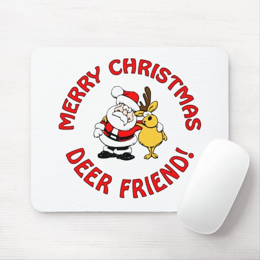 "Herten Vriend" mousepad Muismat (Met muis)