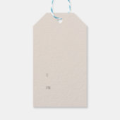 Herten! vrolijk kerstfeest cadeaulabel (Achterkant)