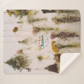 Herten Vrolijk Kerstfeest en Nieuwjaar Sherpa Deke Sherpa Deken (Voorkant (horizontaal))