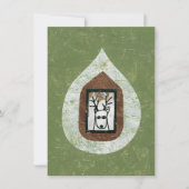 Herten wachten op je om Wenskaart te verlaten Kaart (Voorkant)