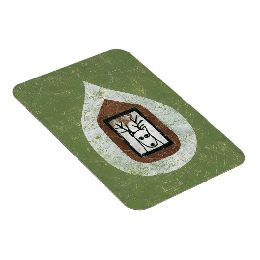 Herten wachten op u om koelkastmagneet te verlaten magneet (Rechterzijde)