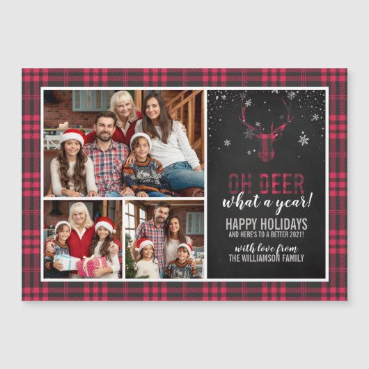Herten wat een jaar! | Red Buffalo Plaid Christmas (Voorkant)