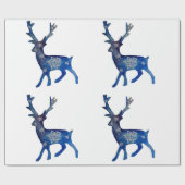 Herten Waterverf Mandala Vakantie inpakpapier (Vlak)