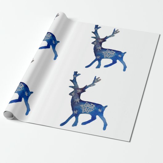 Herten Waterverf Mandala Vakantie inpakpapier (Uitgerold)