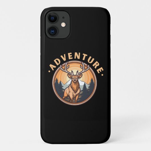 Herten - Wildheid - Kamperen - Avontuur Case-Mate iPhone Case (Achterkant)