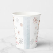 Herten Winter ONEderland 1e Verjaardag Roos Goud Papieren Bekers (Rechts)