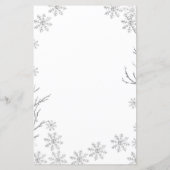 Herten Winter Sneeuwvlokken ONEderland Verjaardag  (Achterkant)